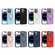 iPhone 12 Pro Max Liquid Silicone MagSafe Metal Ring Holder Phone Case - Black