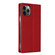 iPhone 12 Pro Max Litchi Genuine Leather Phone Case - Red