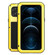 iPhone 12 Pro Max LOVE MEI Metal Shockproof Life Waterproof Dustproof Protective Case - Yellow