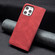 iPhone 12 Pro Max Magnetic RFID Blocking Anti-Theft Leather Case with Holder & Card Slots & Wallet - Red