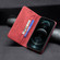iPhone 12 Pro Max Magnetic RFID Blocking Anti-Theft Leather Case with Holder & Card Slots & Wallet - Red