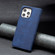 iPhone 12 Pro Max Magnetic Splicing Leather Phone Case - Blue