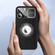 iPhone 12 Pro Max MagSafe Magnetic Tree Texture PU Phone Case - Silver Grey
