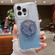 iPhone 12 Pro Max Mirror Butterfly Holder Glitterr MagSafe Phone Case - Blue