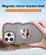 iPhone 12 Pro Max Mirror Holder MagSafe Phone Case - Grey