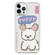 iPhone 12 Pro Max Mirror Puppy Pattern TPU + PC Phone Case - Poodle