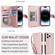 iPhone 12 Pro Max Multi-Card Wallet RFID Leather Phone Case - Rose Gold