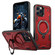 iPhone 12 Pro Max PC Hybrid TPU Armor MagSafe Ring Holder Phone Case - Red