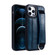 iPhone 12 Pro Max Photo Frame Card Wallet Wrist Strap Holder Back Cover Phone Case - Royal Blue