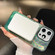 iPhone 12 Pro Max Plating Gradient Glacier Texture MagSafe Phone Case - Silver Blue