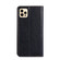 iPhone 12 Pro Max PU + TPU Gloss Oil Solid Color Magnetic Horizontal Flip Leather Case with Holder & Card Slot & Wallet - Black