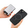 iPhone 12 Pro Max Retro Splitable Magnetic Card Bag Leather Phone Case - Black