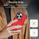 iPhone 12 Pro Max RFID Anti-theft Card Ring Holder Phone Case - Red