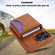 iPhone 12 Pro Max RFID Anti-theft Detachable Card Bag Leather Phone Case - Brown