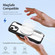 iPhone 12 Pro Max RFID Blocking Adsorption Flip MagSafe Leather Phone Case - Black