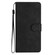 iPhone 12 Pro Max Seven Butterflies Embossed Leather Phone Case - Black