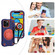 iPhone 12 Pro Max Shield PC Hybrid Silicone Phone Case - Navy+Red