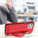 iPhone 12 Pro Max Shockproof Leather Phone Case with Wrist Strap - Red