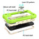 iPhone 12 Pro Max Shockproof Silicone + PC Protective Case with Dual-Ring Holder - Guava