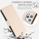 iPhone 12 Pro Max Side Buckle RFID Anti-theft Leather Phone Case - Apricot