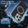 iPhone 12 Pro Max Skin Feel Frosted MagSafe Magnetic Holder Phone Case - Dark Blue