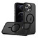 iPhone 12 Pro Max Skin Feel Frosted MagSafe Magnetic Phone Case - Transparent Black