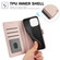 iPhone 12 Pro Max Skin Feel Pure Color Card Slots Leather Phone Case with Dual Lanyard - Rose Gold
