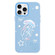 iPhone 12 Pro Max Skin Feeling Jelly TPU Hybrid PC Phone Case - Blue Jellyfish