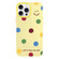 iPhone 12 Pro Max Skin Feeling Jelly TPU Hybrid PC Phone Case - Polka Dots Smile Yellow