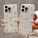 iPhone 12 Pro Max Small Fresh Bow TPU Phone Case - Golden Bow
