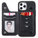 iPhone 12 Pro Max Solid Color Double Buckle Zipper Shockproof Protective Case - Black