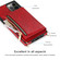 iPhone 12 Pro Max Square Zipper Wallet Bag TPU+PU Back Cover Case with Holder & Card Slots & Wallet & Cross-body Strap - Black