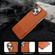 iPhone 12 Pro Max Stitching Cloth PU Shockproof Phone Case - Brown