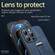 iPhone 12 Pro Max SULADA Cool Series PC + Leather Texture Skin Feel Shockproof Phone Case - Red