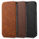 iPhone 12 Pro Max Suteni J06 Retro Matte Litchi Texture Leather Magnetic Magsafe Phone Case - Brown