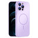 iPhone 12 Pro Max Thin Circle MagSafe Skin-feel AG Glass Phone Case - Purple