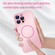 iPhone 12 Pro Max Thin Circle MagSafe Skin-feel AG Glass Phone Case - Purple