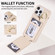 iPhone 12 Pro Max Vertical Card Bag Ring Holder Phone Case with Dual Lanyard - Beige