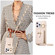 iPhone 12 Pro Max Vertical Card Bag Ring Holder Phone Case with Dual Lanyard - Beige