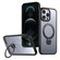 iPhone 12 Pro Max Wing Series Gen2 MagSafe Metal Ring Holder Phone Case - Black