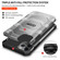iPhone 12 Pro Max wlons Explorer Series PC+TPU Protective Case - Black