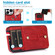 iPhone 12 Pro Max Wristband Kickstand Wallet Leather Phone Case - Red