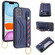 iPhone 12 Pro Max Wristband Wallet Leather Phone Case - Blue