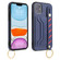 iPhone 12 Pro Max Wristband Wallet Leather Phone Case - Blue