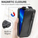 iPhone 12 Pro Max Zipper Wallet Vertical Flip Leather Phone Case - Black