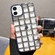 iPhone 12 / 12 Pro 3D Grid Phone Case - Silver