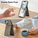 iPhone 12 / 12 Pro AwQuer Vertical Flip Card Bag Holder Leather Phone Case - Grey