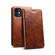 iPhone 12 / 12 Pro Baroque Simple Horizontal Flip Leather Case with Holder & Card Slots & Wallet - Light Brown