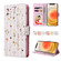 iPhone 12 / 12 Pro Bronzing Painting RFID Leather Case - Dreid Flower World