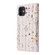 iPhone 12 / 12 Pro Bronzing Painting RFID Leather Case - Dreid Flower World